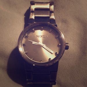 Nixon Gunmetal "Shoot To Thrill" The Cannon Watch
